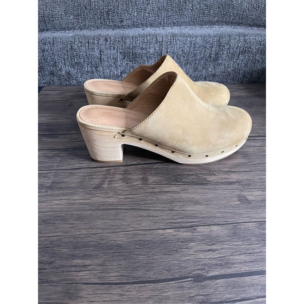 Madewell Tan Heeled Mules